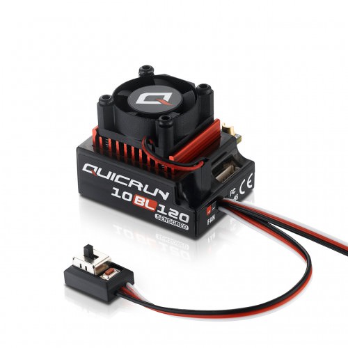 ESC Elettrici 1/10 HW30125000 Hobbywing QuicRun 10BL120 120A Sensored ESC per 1/10