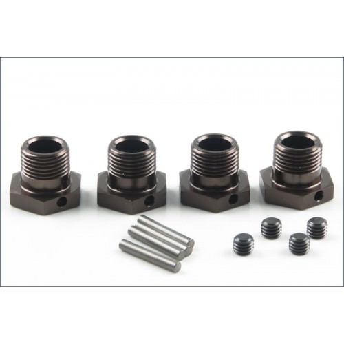 Ricambi Kyosho MP9 MP10 IFW326GM Kyosho MP9 trascinatori stretti, grigi, 4 pz.