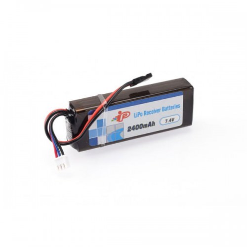 Batterie 2S IP-752880-2S-SQ Intellect 2400mAh 7.4V RX LiPo Straight