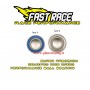 Cuscinetti a sfere in acciaio FastRace cuscinetto campana Dual 5x10x4m (2 pz.)