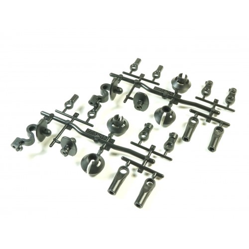 Ricambi Sworkz S35-3-4/S35-3-4E/S35GT SW228006 SWORKz Shock End/Body Mount/Ball Ends Set (2Set)