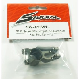Ricambi Sworkz S35-3-4/S35-3-4E/S35GT SW330651L SWORKz S350 Competition Aluminum Rear Hub Carry (L)