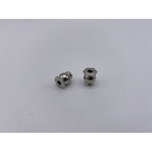Ricambi Sworkz S35-3-4/S35-3-4E/S35GT SW338070B SWORKz Rear Upper Sus. Arm Steel Ball Stud 7mm Hex(2PC)