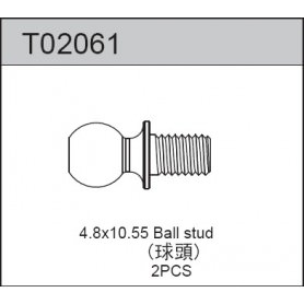 Ricambi TEAM C TC02 - TM2 - TC04 T02061 TC02 TM2 Uniball 4.8x10.55 (2)