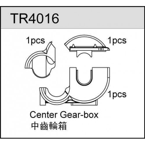 Ricambi TEAM C TC02 - TM2 - TC04 TR4016 TeamC Center Shaft