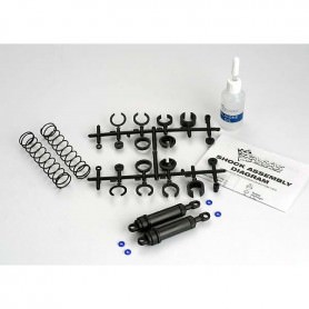 Ricambi Traxxas E-Revo-Slash 1/16 Traxxas 3762 1/16 E-Revo-Slash ULTRA SHOCKS (BLACK) (XX-LONG) COMPLETE W/ SPRING PRE-LOAD