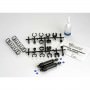 Ricambi Traxxas E-Revo-Slash 1/16 Traxxas 3762 1/16 E-Revo-Slash ULTRA SHOCKS (BLACK) (XX-LONG) COMPLETE W/ SPRING PRE-LOAD