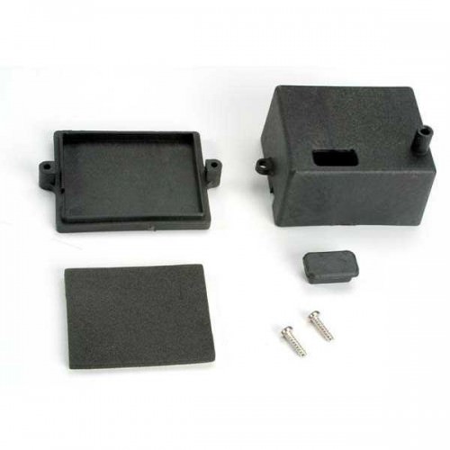 Ricambi Traxxas E-Revo-Slash 1/16 Traxxas 4924 1/16 E-Revo-Slash BOX, RECEIVER/ X-TAL ACCESS RUBBER PLUG/ ADHESIVE FOAM CHASS