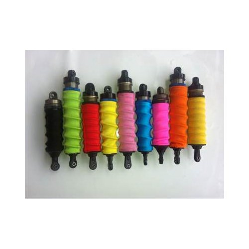 Copri ammortizzatori e filtri FastRace set cuffie copri ammortizzatori Off Road giallo
