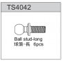 Ricambi TEAM C TC02 - TM2 - TC04 TS4042 TeamC Ball Stud - Long (6)
