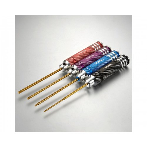 Cacciaviti e ricambi TT1605-01 TFL Hex Wrench Set 1,5/2,0/2,5/3,0mm set cacciaviti esagonali Coloured