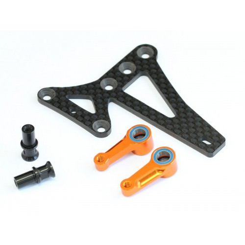 Ricambi X-Ray T3 / T4 XR-10024 Radtec Aluminum Steering arm and Floating Steering System T4