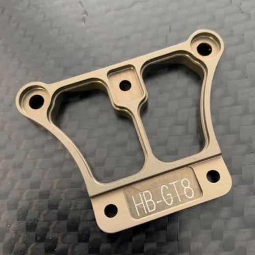 Ricambi Hot Bodies RGT8 FR01GT8 Fast Race Ergal Top Plate HB RGT8