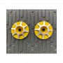 Accessori Alettoni FR0504G FastRace Wing Buttons Rondelle in alluminio per alettone Buggy 1/8 Gold