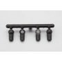 Ricambi Yokomo BD7 ZC-207S YOKOMO BD7 R12C Stabilizer Rod End Plastic Parts (Short)