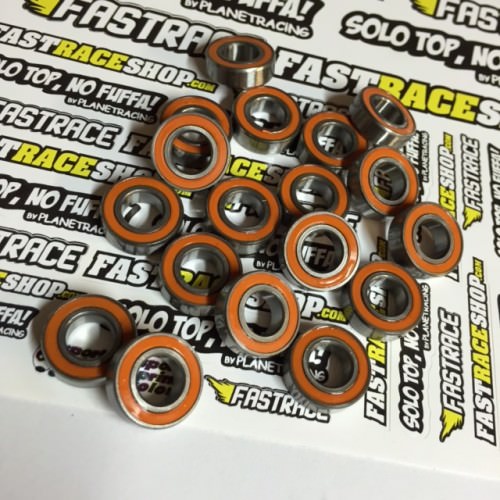 Cuscinetti a sfere in acciaio FR18-MBX7R FastRace kit cuscinetti Mugen MBX7R (18 pz.)