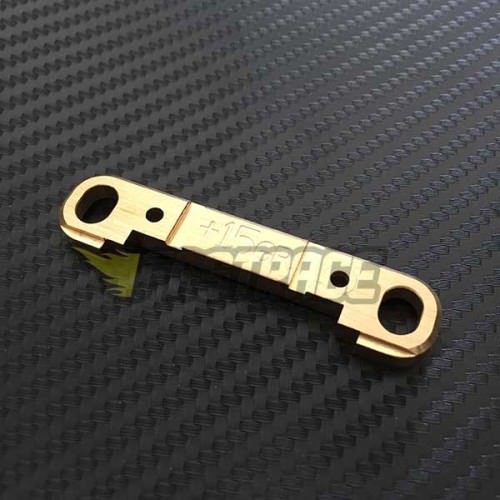 Ricambi Mugen MBX6/7R - MBX8 FR2110B-MU FastRace MBX7 +15gr Brass Front-Front Lower Suspension Arm Mount