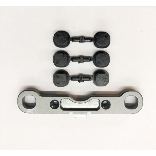 Ricambi Mugen MBX6/7R - MBX8 FR2151MU Fast Race Ergal 7075 Rear-Front Suspension Arm Mount with insert Mugen MBX8