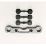 Ricambi Mugen MBX6/7R - MBX8 FR2151MU Fast Race Ergal 7075 Rear-Front Suspension Arm Mount with insert Mugen MBX8