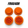 Ricambi Sworkz S35-3-4/S35-3-4E/S35GT FR6040H FastRace Membrane Rinforzate Honeycomb Orange per tappi 4hole HARD (4)