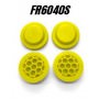 Ricambi Mugen MBX6/7R - MBX8 FR6040S FastRace Membrane Rinforzate Honeycomb Yellow per tappi 4hole SOFT (4)