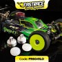 Ricambi TLR Losi 8B/2.0/3.0/4.0/X FR6041LO FastRace tappo ammortizzatore 4Hole con membrane HoneyComb LOSI X ( 2+2 )