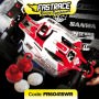 Ricambi Sworkz S35-3-4/S35-3-4E/S35GT FR6041SWR FastRace Red Edition tappo ammortizzatore 4Hole con membrane HoneyComb SWORKZ...