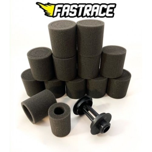 Filtri Aria e Olio filtro FR7000-12BK Fastrace Filtri aria Black per Losi/Associated (12)