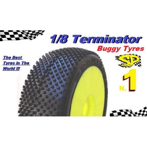 1/8 Off-Road Buggy SP08600 SP Racing TERMINATOR XSS Super Extra Soft solo gomma senza cerchio