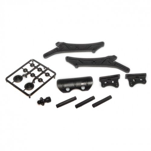 Ricambi LRP S8 132001 LRP S8 Plastiche supporto alettone + bumper