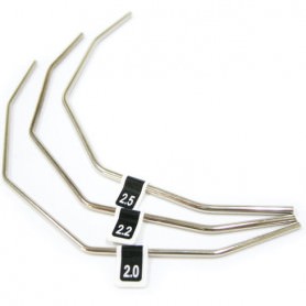 Ricambi LRP S8 132334 LRP Front Sway Bar Set (2,0+2,2+2,5mm) - S8 BXR