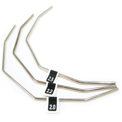 Ricambi LRP S8 132334 LRP Front Sway Bar Set (2,0+2,2+2,5mm) - S8 BXR