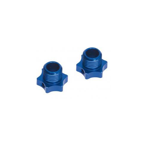 Ricambi LRP S8 132611 LRP Star Wheel-Adapter light (blue) (2pcs)