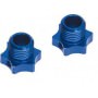 Ricambi LRP S8 132611 LRP Star Wheel-Adapter light (blue) (2pcs)