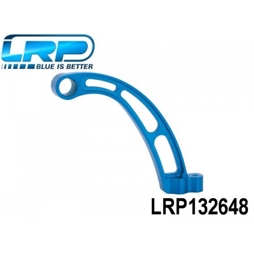 Ricambi LRP S8 132648 REAR ALUMINIUM CHASSIS BRACE BLUE -S8 BXR