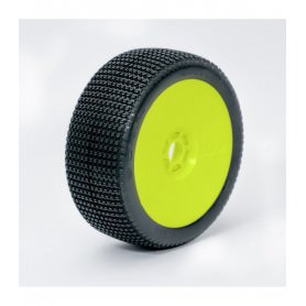 1/8 Off-Road Buggy 1510GSSY OGO RACING 1:8 BUGGY TWISTER SUPER SOFT PRE-MOUNTED YELLOW 2PCS