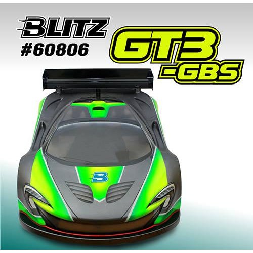 Carrozzerie GT RALLY 1/8 60806-10 BLITZ 1/8 GT3 GBS Body with Wing (1,0mm) Carrozzeria Rally GT