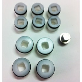 Ricambi FastRace GT-R10 R15 FR-OPT30-GT KIT Grani registro ant. e post. Light in Delrin R10 R15