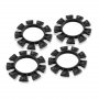 Colle, Attivatori e Accessori JCO2212-2 Elastici per incollaggio pneumatici Jconcepts Satellite - neri - adatti per buggy 1/1...