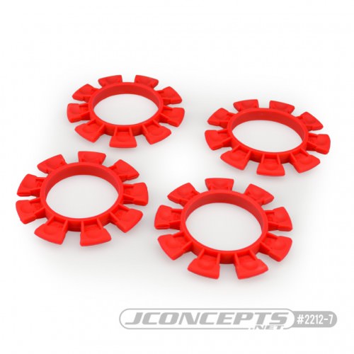 Colle, Attivatori e Accessori JCO2212-7 Elastici per incollaggio pneumatici Jconcepts Satellite - rossi - adatti per buggy 1/...