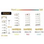 Ricambi Carten NHA509 Molla Ammortizzatore Anteriore CARTEN14x30-6 1/4N-Giallo