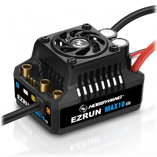 HW30102603 Hobbywing Ezrun MAX10 G2 ESC 140 Amp, 2-4s LiPo, BEC 5A