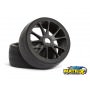 1/8 On-Road Rally GT GT001 MATRIX GOMME GT ULTRA SOFT RC MODEL TIRES black rims (2)
